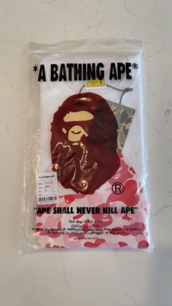 Bape pink camo medium Tee