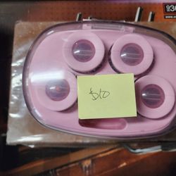 Jilbere De Paris Jumbo Hot Rollers Pink Limited Edition Breast Cancer