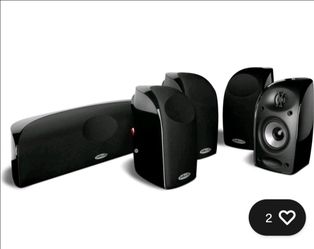 POLK AUDIO TL150  BlackStone 5 Speaker Home Audio System