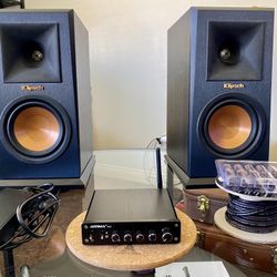 Complete audio set up Klipsch RP150 