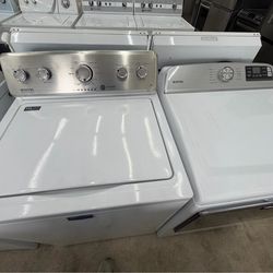 🧼🔥 Washer & Dryer MAYTAG – Heavy Duty – Listos para usar 💪