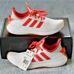 Adidas Cloudfoam Pure | Color: White Preloved Scarlet Gum