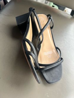 H&M Black Strappy Sandals