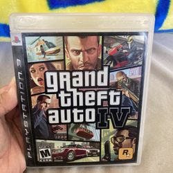 Grand Theft Auto 4 PlayStation 3 (read The Description)