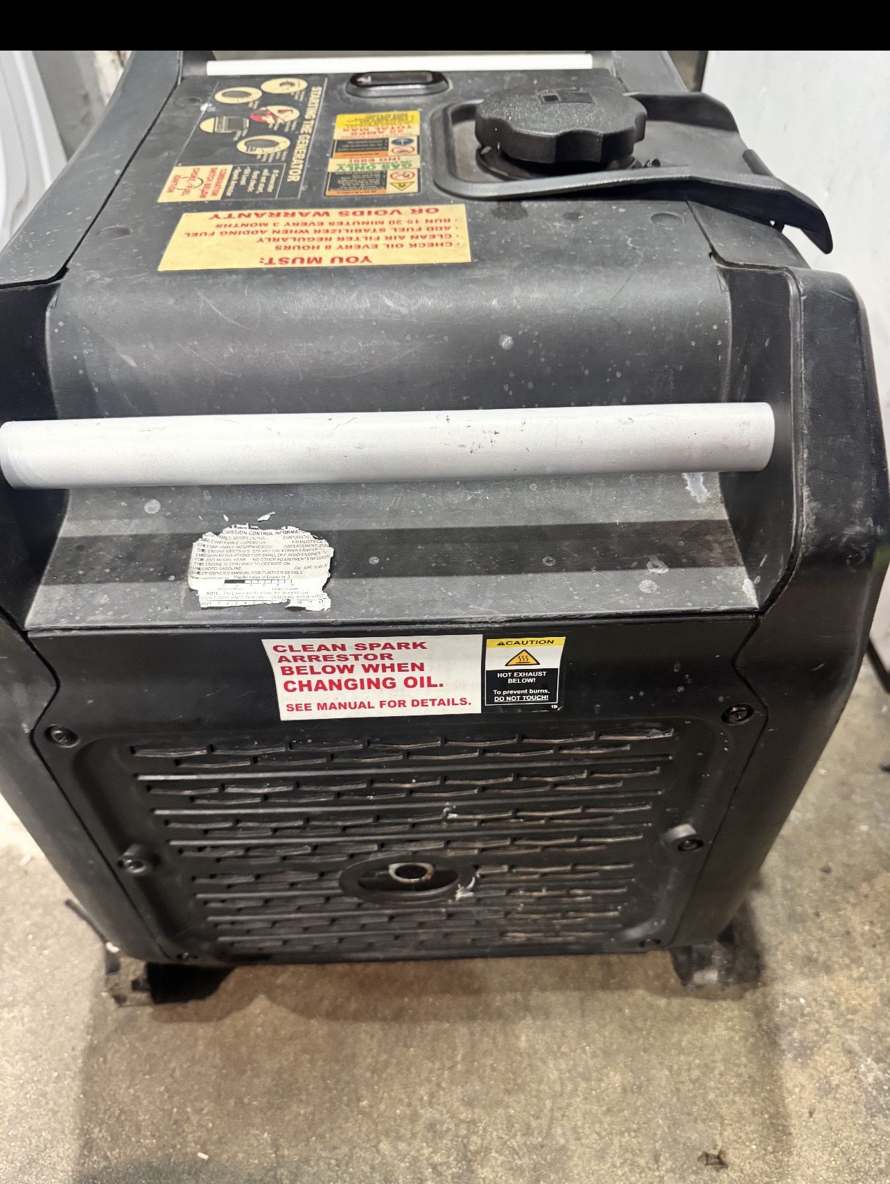 Used predator 3500 gas powered generator Pm services have been done on time. Very low usage