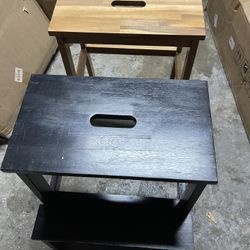 2-Step Wooden Stool