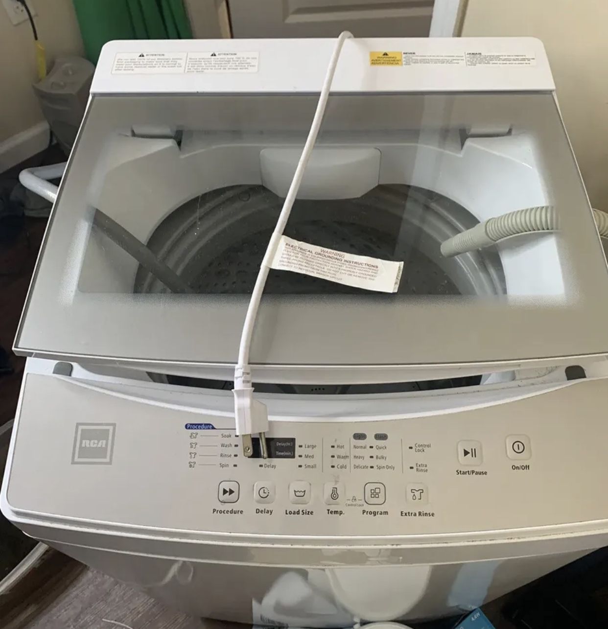 RCA Portable Washing Machine, 2.0 Cu Ft, White (Rpw210)