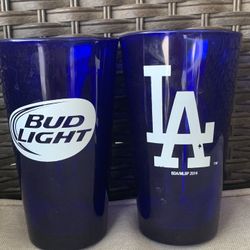 Los Angeles Dodgers Bud Light Glass Cup