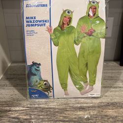 Adult Mike Wazowski Jumpsuit Size Large/ XL
