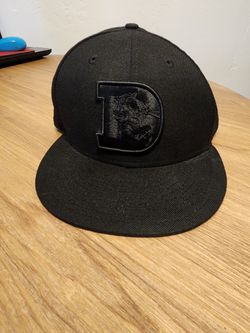 Blacked Out Bronco Hat Vintage Logo