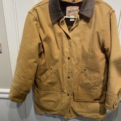 Ladies Size Small Woolrich Wool Lined Rugged Outdoorwear Field Coat