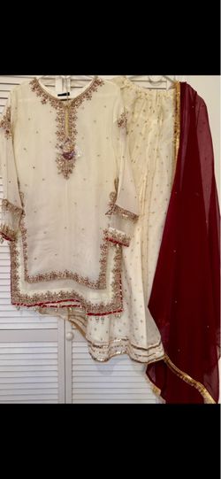 Chiffon Sharara Dress