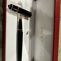 Cartier Diablo Gold Plated Rollerball