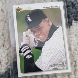 1992 Upper Deck Frank Thomas #166 Baseball Card