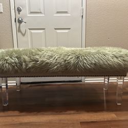 Green Bedroom bench 