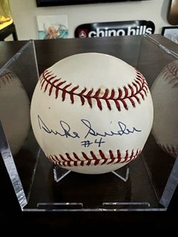 Duke Snider Brooklyn Dodgers Signed Baseball