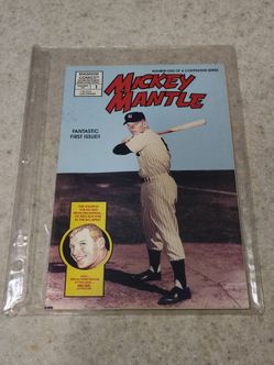 Mickey Mantle greatest heroes Magnum Comic.