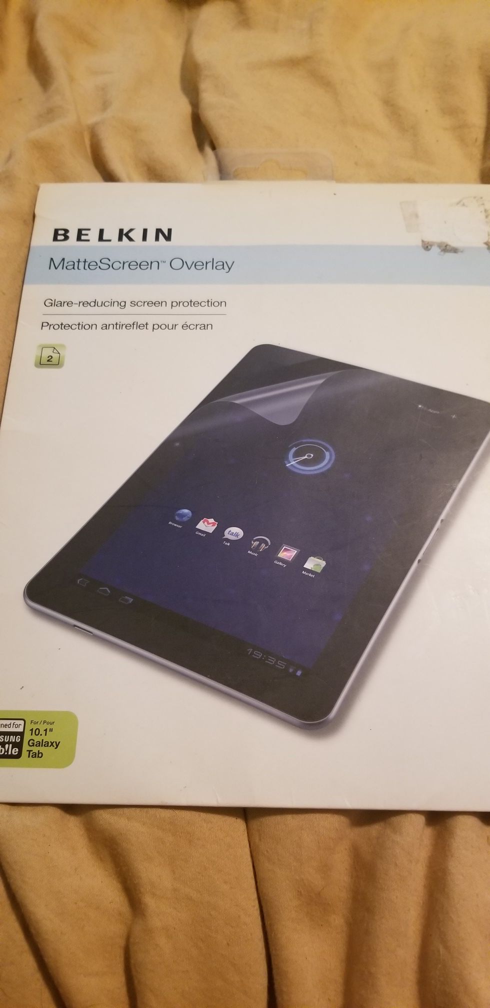 Belkin mattescreen overlay 2x for Galaxy Tab 10.1