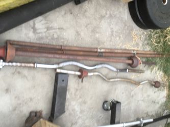 Straight bars $25 weights