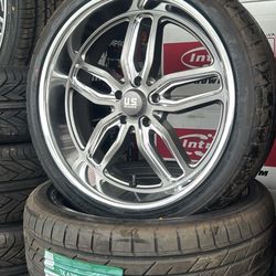 WHEELS US MAGS 22” CHEVY OBS C10 5x5