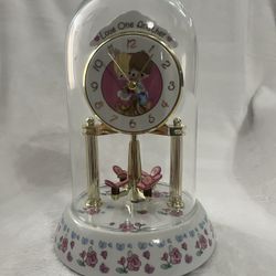 Precious Moments Porcelain Anniversary Clock "Love One Another