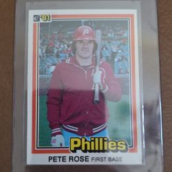 1981 Donruss Pete Rose 