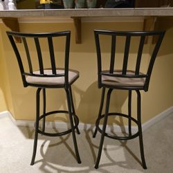Swivel Bar Stools Set Of 2