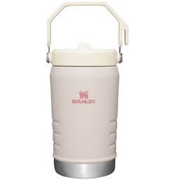 Stanley IceFlow Flip Straw Jug with Handle 40 oz| Twist On Lid and Flip Up Straw | Leak Resistant for Travel and Sports | Insulated Stainless Steel | 