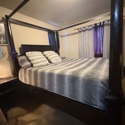 Ashley Furniture 4 Post Canopy Bed