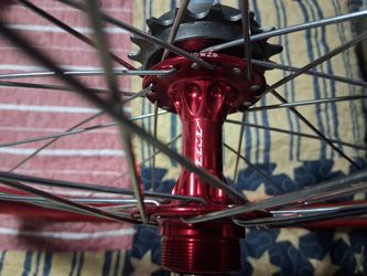 TNT 29" RED race wheels never used