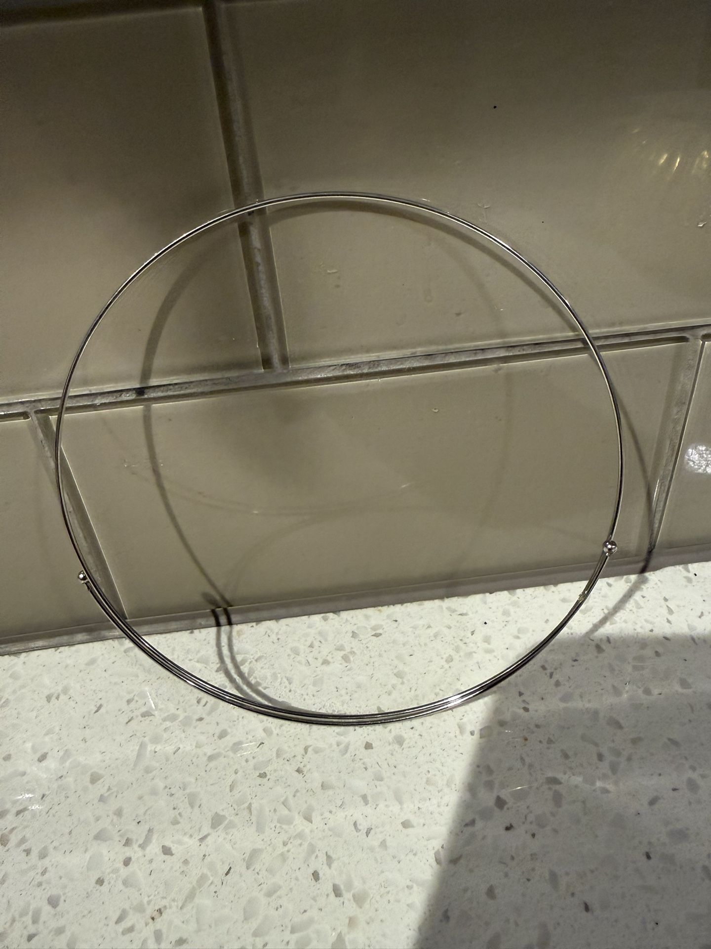 Sterling silver neck collar necklace 