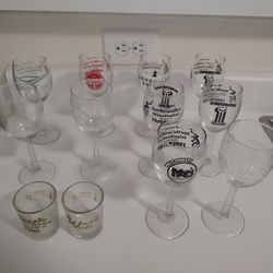 Souvenir Wine/Whiskey Glasses