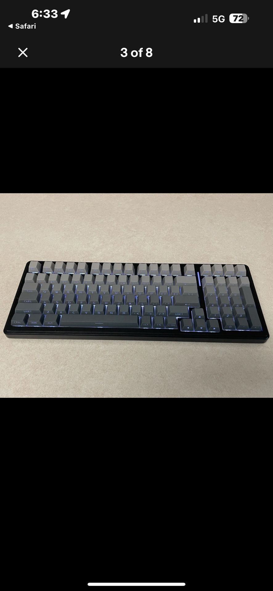 Aula F99Pro Black + Gradient Grey Mechanical Keyboard Wireless
