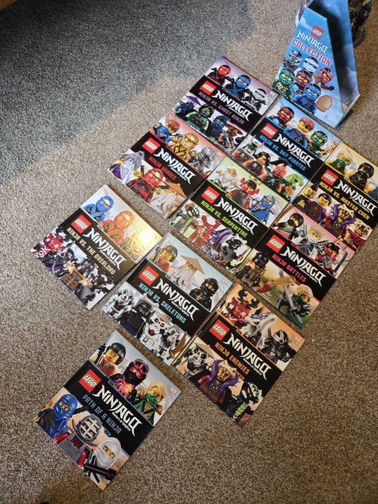 Lego Ninjagq Collection - 10 Hardcover Books