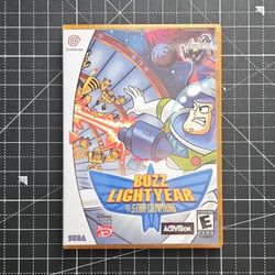 Dreamcast Buzz Lightyear Of Star Command Custom Case - NO GAME OR MANUAL