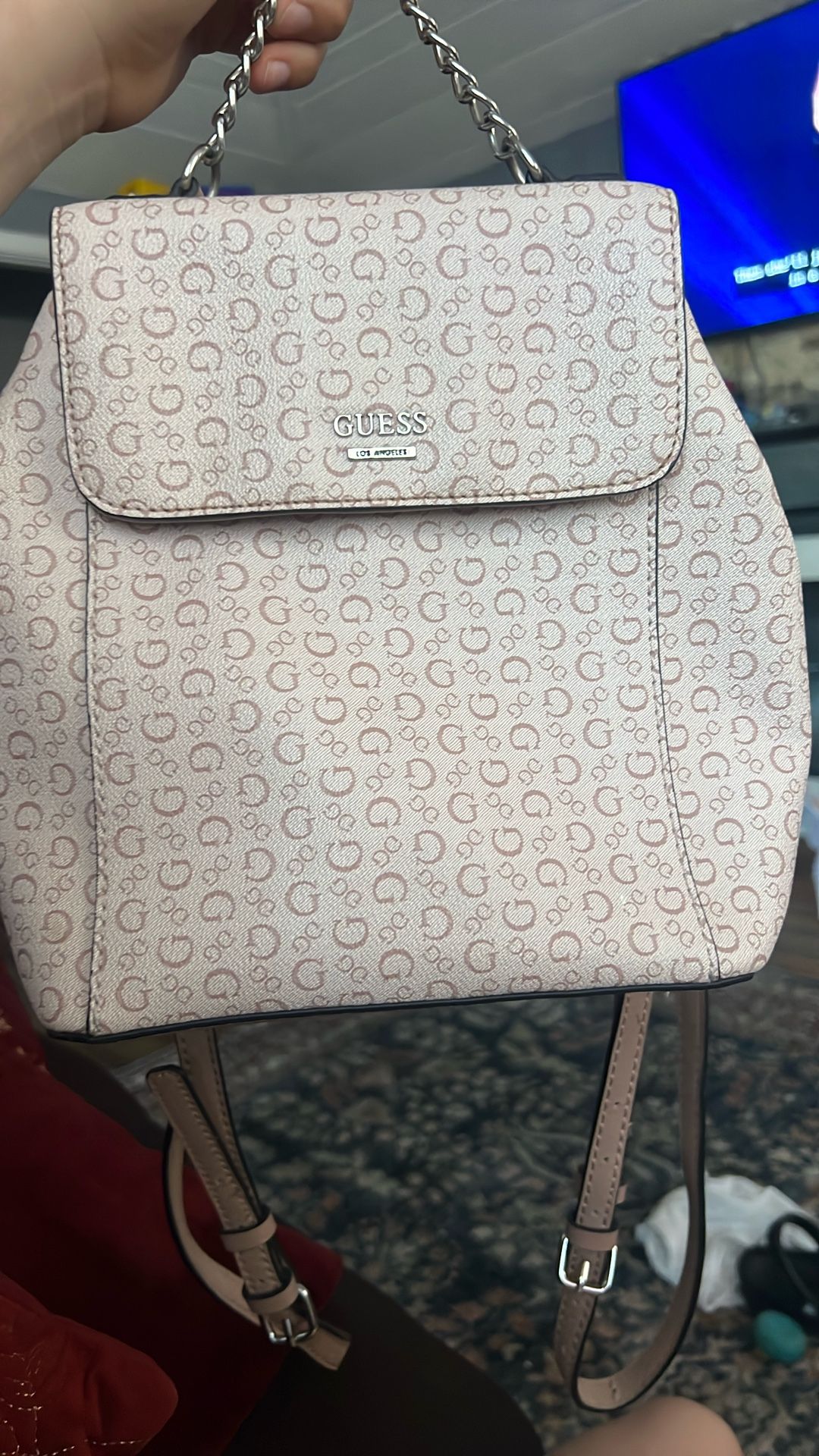 Guess Leather Backpack