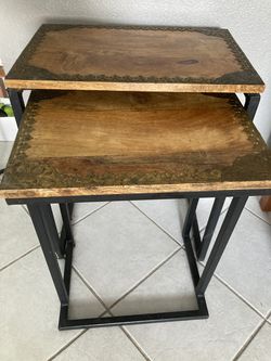 Beautiful side tables, great condition!