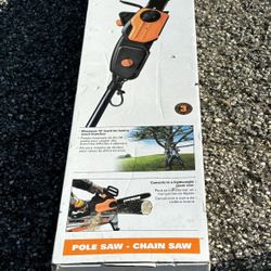 NEW WORKS ELECTRIC 10” POLE SAW IN BOX SEALED 