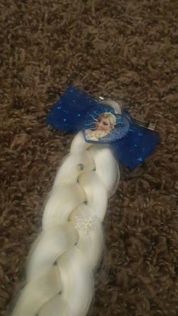 Elsa Clip on braid