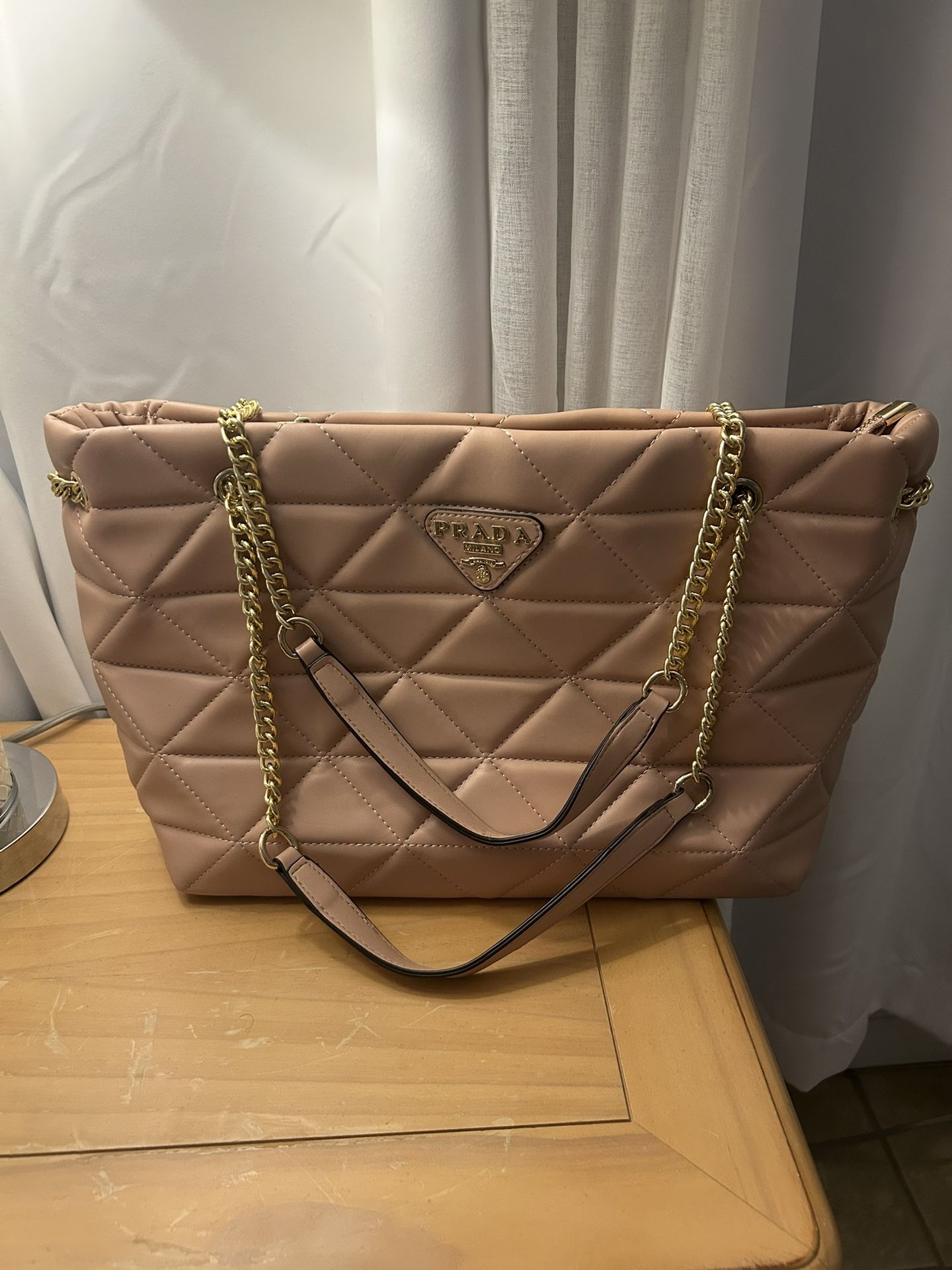 Beige Tote Bag