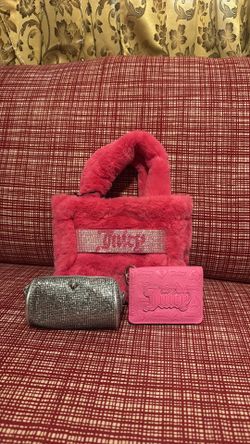 Juicy Couture Mini Tote & Barrel Coin Purse Set