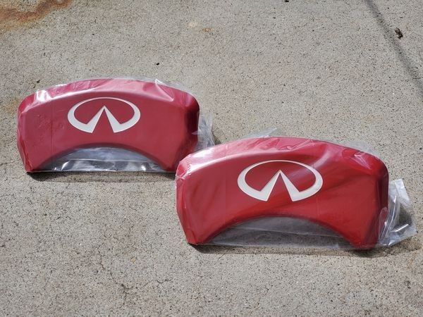 Red Brake Caliper Covers 2003 Thru 2005 Infiniti G35 