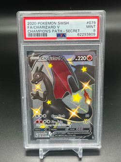2020 Pokemon Champions Path Secret Rare Charizard V 79 PSA 9 Mint