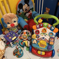 Baby Walker And Toys 