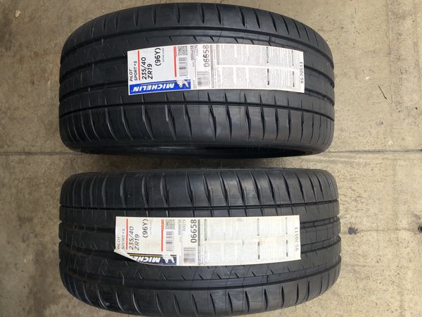 235 40 19 Tires
 - 235 40 19 Michelin Pilot Sport 4s New For Sale In San Francisco Ca Offerup