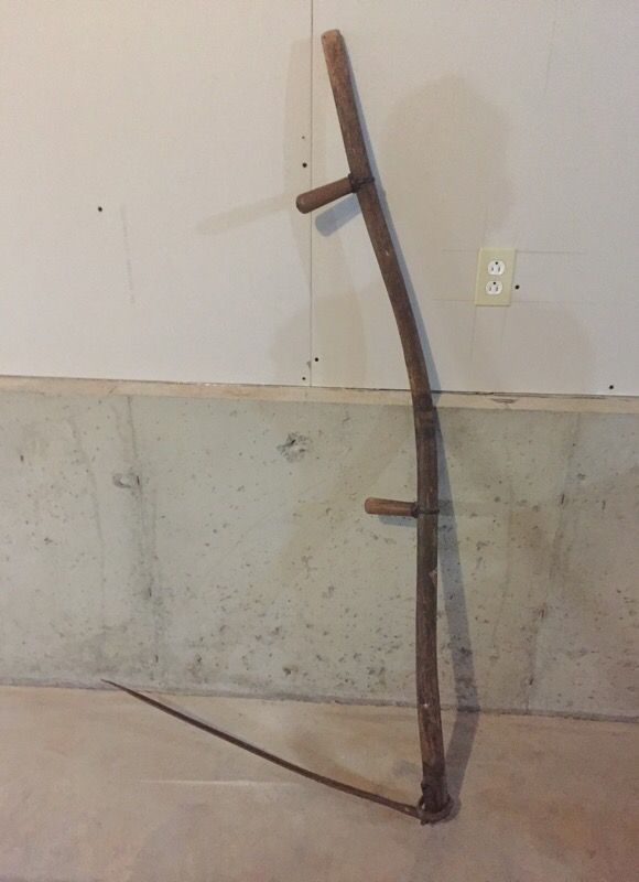 Antique scythe