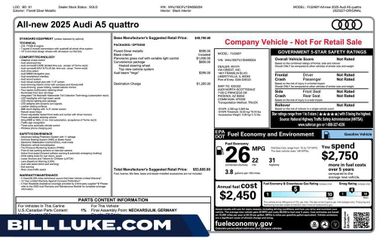 2025 Audi All-new A5