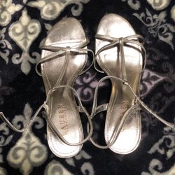 Silver Sandals - Ralph Lauren