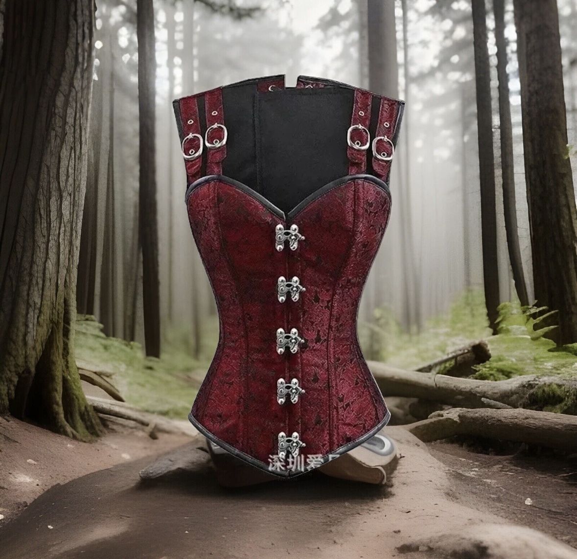 Womens Steampunk Corset Bustier Tops Renaissance Vintage Gothic