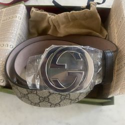 GUCCI supreme Belt Double GG 100% Real
